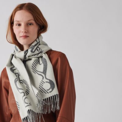 Casaque Do Re Boucles muffler | Hermès USA